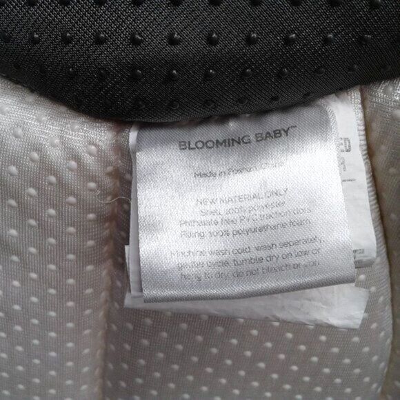 Blooming Bath Lotus Infant Baby Sink Tub Flower Seat Grey and White - Picture 6 of 6